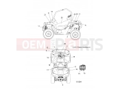Polaris 2019 ATV ACE 570 (R03) (A19DAE57A4) BODY | BODY, DECALS - A19DAE57A4 (101284)