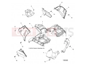 Polaris 2019 ATV SPORTSMAN 850 HIGH LIFTER (R04) (A19SXN85A8) BODY | BODY, FRONT CAB - A19SXN85A8