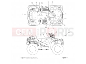 Polaris 2019 ATV SPORTSMAN TOURING TRACTOR 1000 (R04) (A19SYS95CH) BODY | BODY, DECALS - A19SYS95CH (101417)