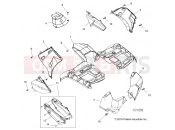 Polaris 2019 ATV SPORTSMAN TOURING TRACTOR 1000 (R04) (A19SYS95CH) BODY | BODY, FRONT CAB - A19SYS95CH (101232)