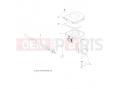 Polaris 2019 ATV SPORTSMAN TOURING 570 EFI/EPS (R03) - A19SDA57B7/L7/SDD57LU/SDE57B5 STEERING | STEERING, CONTROLS, THROTTLE ASM. and CABLE - A19SDA57B7/L7/SDD57LU/SDE57B5
