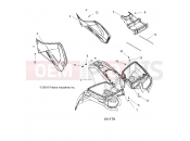Polaris 2019 ATV SPORTSMAN 450 HD 2x4 (R03) (A19SAA50D5) BODY | BODY, FRONT CAB and SIDE PANELS - A19SAA50D5