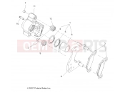 Polaris 2019 ATV SPORTSMAN 450 HD 2x4 (R03) (A19SAA50D5) BRAKES | BRAKES, FRONT CALIPER - A19SAA50D5