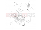 Polaris 2019 ATV SPORTSMAN 450 HD 2x4 (R03) (A19SAA50D5) DRIVE TRAIN | DRIVE TRAIN, MAIN GEARCASE MOUNTING - A19SAA50D5