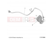 Polaris 2019 ATV SPORTSMAN 570 TOURING EPS EUN (R02) - A19SDA57R1/SDE57R1 ELECTRICAL » ELECTRICAL, VOLTAGE REGULATOR AND MOUNTING - (C101864)