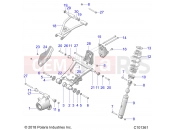 Polaris 2019 ATV SPORTSMAN 570 TOURING EPS EUN (R02) - A19SDA57R1/SDE57R1 SUSPENSION » SUSPENSION, REAR - 