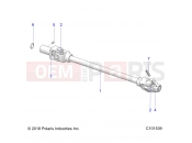 Polaris 2019 ATV SPORTSMAN 570 6X6 EURO (R02) - A19S6E57F1/FL DRIVE TRAIN | DRIVE TRAIN, FRONT PROP SHAFT - A19S6E57F1/FL