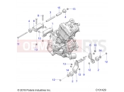 Polaris 2019 ATV SPORTSMAN 570 6X6 EURO (R02) - A19S6E57F1/FL ENGINE | ENGINE, MOUNTING - A19S6E57F1/FL