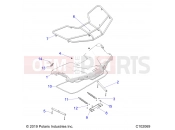 Polaris 2019 ATV SPORTSMAN 570 EPS TRACTOR (R02) - A19SEP57C1/SES57C1/2/5/K/SET57C1/2/SEF57C2 BODY | BODY, STORAGE, FRONT - A19SEF57C2 (102069)