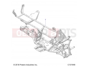 Polaris 2019 ATV SPORTSMAN TOURING 570 EPS TRACTOR (R01) (A19SDS57C5) CHASSIS | CHASSIS, FRAME - A19SDS57C5 (C101949)