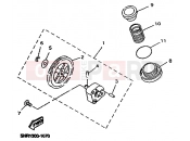 YAMAHA Majesty 125 YP 125 YP125E MAJESTY 125 (5NR3) 2001 OIL PUMP