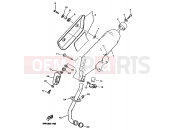YAMAHA Majesty 125 YP 125 YP125E MAJESTY 125 (5NR3) 2001 EXHAUST