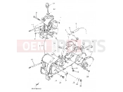 YAMAHA Majesty 125 YP 125 YP125E MAJESTY 125 (5NR3) 2001 CRANKCASE