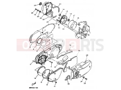 YAMAHA Majesty 125 YP 125 YP125E MAJESTY 125 (5NR3) 2001 CRANKCASE COVER 1