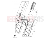 YAMAHA Majesty 125 YP 125 YP125E MAJESTY 125 (5NR3) 2001 STEERING