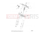 INDIAN SPRINGFIELD ALL OPTIONS (R07) (N19THAAA) STEERING » STEERING, UPPER AND LOWER CLAMPS - ALL OPTIONS (200028)