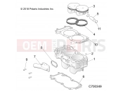 Polaris 2019 RANGER RANGER 1000 PS HD MD (R09) (R19RRE99NS) ENGINE | ENGINE, CYLINDER AND PISTON - R19RRE99NS (C700349)