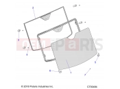 Polaris 2019 RANGER RANGER 1000 CREW NSTR 49/50S FACTORY CHOICE (R07) - R19RSU99/A/B BODY | BODY, WINDSHIELD, FIXED - R19RSU99/A/B (C700484)