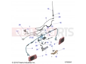 Polaris 2019 RANGER RANGER 1000 CREW NSTR 49/50S FACTORY CHOICE (R07) - R19RSU99/A/B ELECTRICAL | ELECTRICAL, DASH INSTUMENTS, RIDE COMMAND - R19RSU99/A/B (C700541)