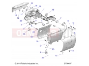 Polaris 2019 RANGER RANGER 1000 CREW NSTR 49/50S FACTORY CHOICE (R07) - R19RSU99/A/B ENGINE | ENGINE, EXHAUST - R19RSU99/A/B (C700487)