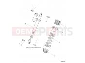 Polaris 2019 RZR RZR XP 4 1000 MD (R03) (Z19VFE99NK) SUSPENSION » SUSPENSION, FRONT SHOCK MOUNTING - (702143)