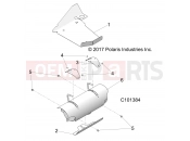 Polaris 2018 ATV ACE 500 SOHC (R08) (A18DAA50B7) ENGINE | ENGINE, EXHAUST SYSTEM, SHIELDS - A18DAA50B7