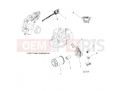 Polaris 2018 ATV ACE 500 SOHC (R08) (A18DAA50B7) ENGINE | ENGINE, OIL FILTER and DIPSTICK - A18DAA50B7 (101491)