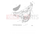Polaris 2018 ATV 900 ACE EPS XC (R08) (A18DCE87BB) BODY | BODY, BUMPER, FRONT - A18DCE87BB (100662)