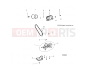 Polaris 2018 ATV 900 ACE EPS XC (R08) (A18DCE87BB) ENGINE | ENGINE, OIL PUMP and OIL COOLER - A18DCE87BB (100655)