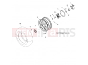 Polaris 2018 ATV SCRAMBLER 1000 TRACTOR (R07) - A18SVS95CR/ER WHEELS | WHEELS, FRONT and HUB - A18SVS95CR/ER