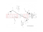 Polaris 2018 ATV 570 SPORTSMAN 6X6 EURO (R07) (A18S6E57F1) DRIVE TRAIN | DRIVE TRAIN, GEAR SELECTOR - A18S6E57F1