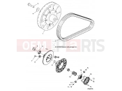 Polaris 2018 RANGER RANGER CREW 1000XP PS ALL OPTIONS (R10) - R18RV_99 DRIVE TRAIN | DRIVE TRAIN, SECONDARY CLUTCH - R18RV_99 ALL OPTIONS (700876)