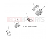 Polaris 2018 RANGER RANGER CREW 1000XP PS MD (R08) (R18RVE99NX) ELECTRICAL | ELECTRICAL, DASH INSTRUMENTS AND CONTROLS - R18RVE99NX (49RGRCONTROLS14CREW)