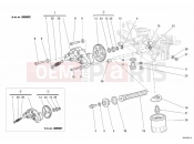 DUCATI Monster S2R 800 OIL PUMP - FILTER » LUBRICATION SYSTEM