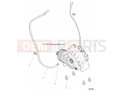 Polaris 2018 RZR RZR 900 50 INCH EU/TRACTOR (R05) (Z18VAS87CM) DRIVE TRAIN | DRIVE TRAIN, FRONT GEARCASE MOUNTING - Z18VAS87CM (700265)