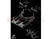 YAMAHA Jog 50 CY CY50R JOG R (3WG9) 2001 BASE DE REPOSAPIES