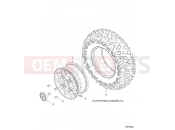 Polaris 2018 RZR RZR XP4 TURBO MD (R04) - Z18VFE92NB/NU WHEELS | WHEELS, FRONT - Z18VFE92NB/NU (701503)