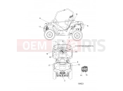 Polaris 2017 ATV ACE 500 SOHC (R14) (A17DAA50A7) BODY | BODY, DECALS - A17DAA50A7 (100623)