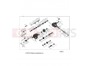 Polaris 2017 ATV ACE 500 SOHC (R14) (A17DAA50A7) DRIVE TRAIN | DRIVE TRAIN, MAIN GEARCASE - A17DAA50A7 (100853)