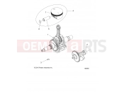 Polaris 2017 ATV ACE 500 SOHC (R14) (A17DAA50A7) ENGINE | ENGINE, CRANKSHAFT, PISTON and BALANCE SHAFT - A17DAA50A7