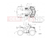 Polaris 2017 ATV SPORTSMAN 570 TRACTOR (R07) - A17SES57C1/C2/C7/CL/E1/E2/E7/EL/SET57C1/C2/E1/E2 BODY » BODY, DECALS - 