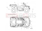 Polaris 2017 ATV SPORTSMAN 570 X2 EPS TRACTOR (R10) - A17SWS57C1/C2/E1/E2 BODY | BODY, DECALS - A17SWS57C1/C2/E1/E2 (100721)
