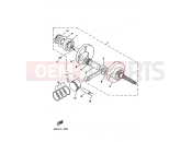 YAMAHA Cygnus XC 125 CYGNUS SV XC125SV 2001 Crankshiyaft. Piston
