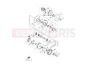 YAMAHA Cygnus XC 125 CYGNUS SV XC125SV 2001 Crutch