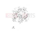 YAMAHA Cygnus XC 125 CYGNUS SV XC125SV 2001 Side cover