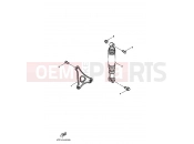 YAMAHA Cygnus XC 125 CYGNUS SV XC125SV 2001 Rear am. Suspension