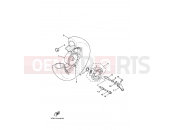 YAMAHA Cygnus XC 125 CYGNUS SV XC125SV 2001 Rear wheel