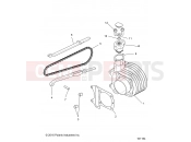 Polaris 2017 ATV ACE 150 MD (R07) (A17HAA15N7) ENGINE | ENGINE, CYLINDER COMP - A17HAA15N7