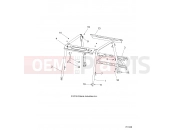 Polaris 2017 RANGER RANGER 570 EPS HDPE (R07) (R17RMH57A4) CHASSIS | CHASSIS, CAB FRAME - R17RMH57A4 (701349)