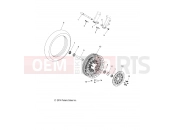 VICTORY GUNNER ALL OPTIONS (R01) - V17CGAA/CGBA WHEELS | WHEELS, FRONT - V17CGAA/CGBA ALL OPTIONS (49VICWHEELFRT15LB)